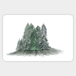 Pine forest Sticker